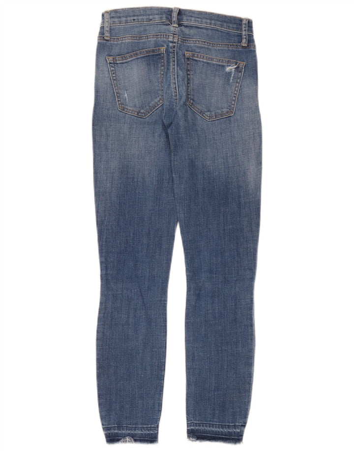Мужские потертые узкие джинсы Gap W24 L27, синие, хлопок