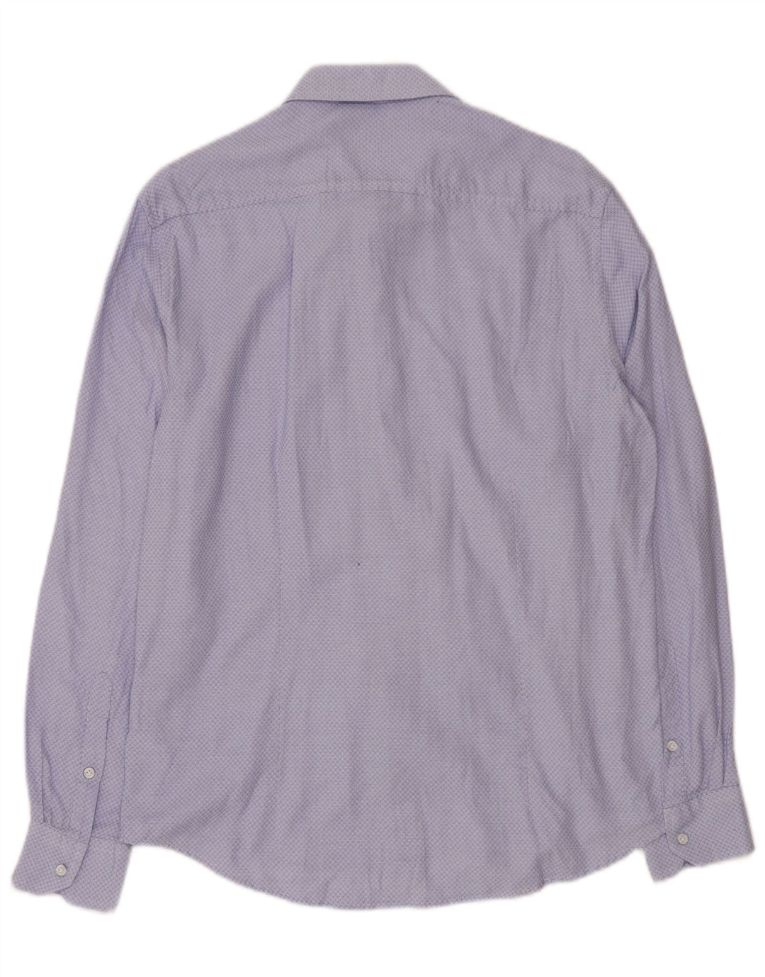 Мужская рубашка приталенного кроя Dack's, большая синяя хлопковая ткань с узором аргайл/бриллиант