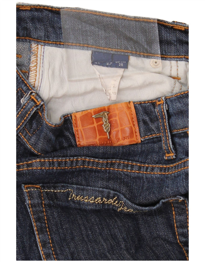 TRUSSARDI Женские прямые джинсы W25 L30 Темно-синие