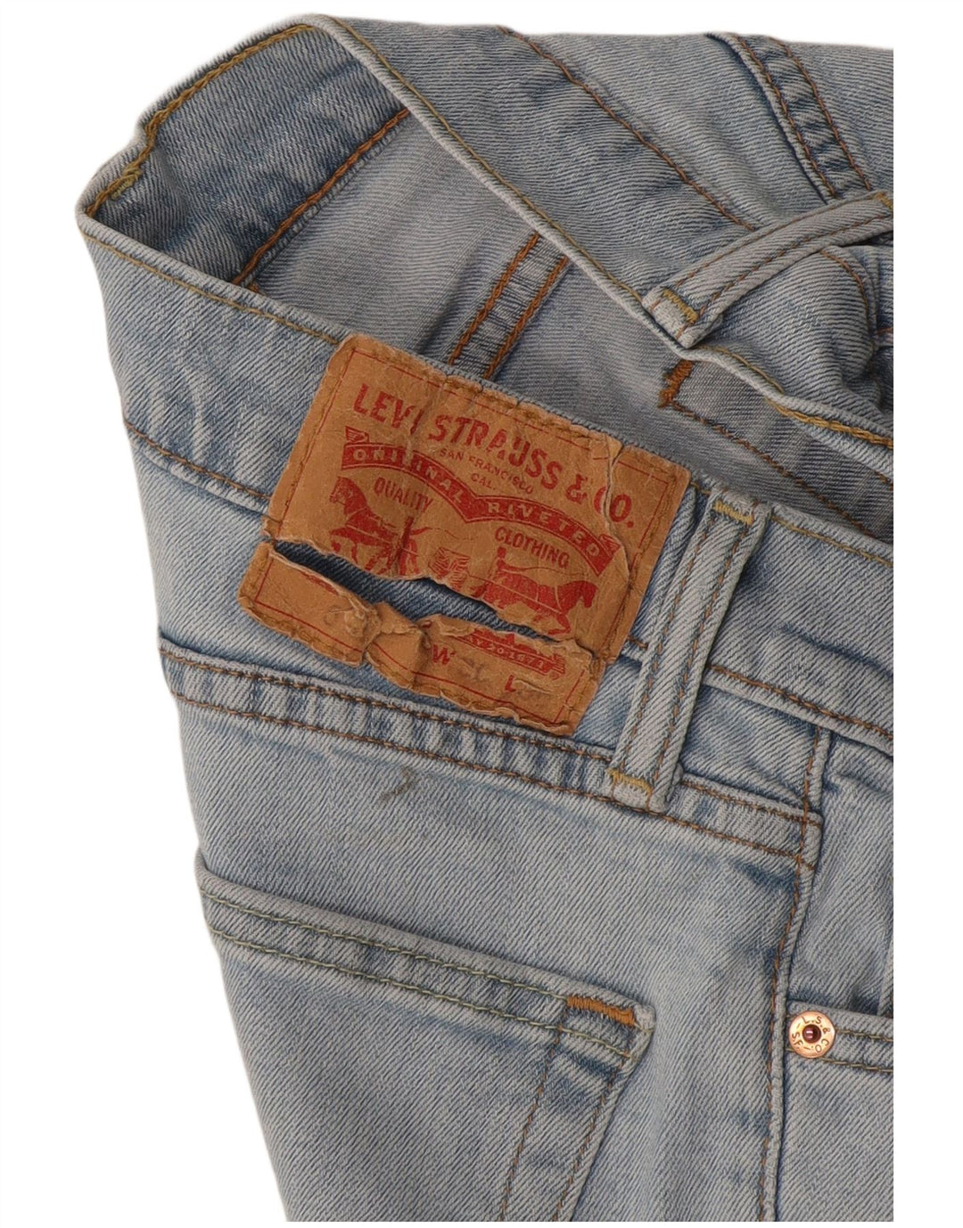 Мужские прямые джинсы Levi's W30 L29 синие