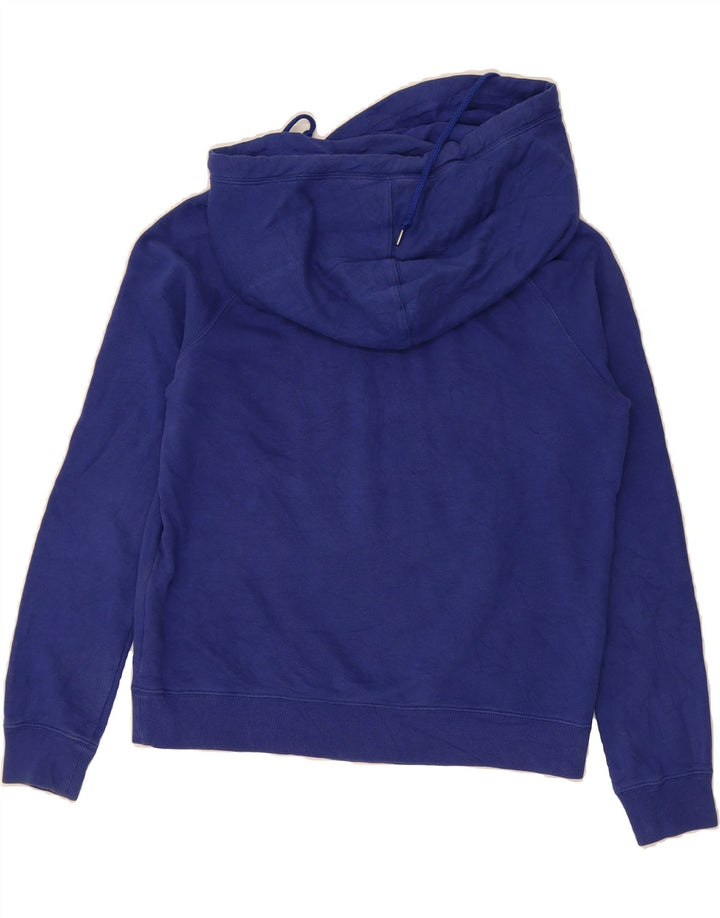 NIKE Womens Hoodie Jumper UK 14 Medium Blue Cotton Vintage Nike and Second-Hand Nike from Messina Hembry 