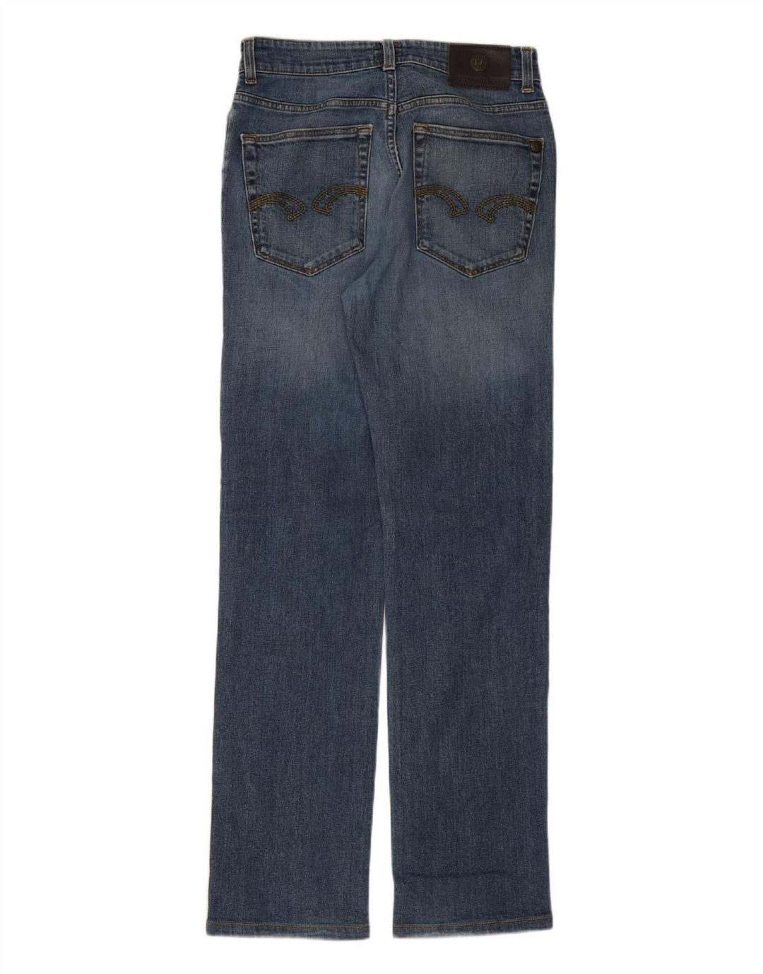 TRUSSARDI Womens Straight Jeans W29 L31 Blue Cotton