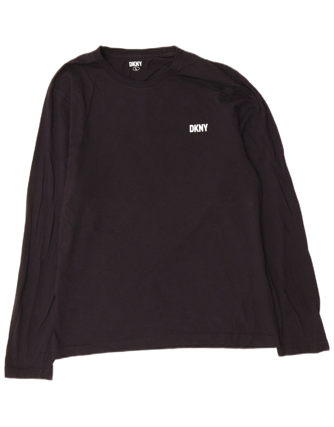 Dkny Мужской топ с длинным рукавом, большой черный хлопок