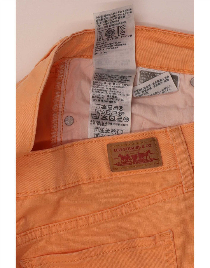 Женские джинсы джеггинсы Levi's W34 L32 Оранжевые, хлопок