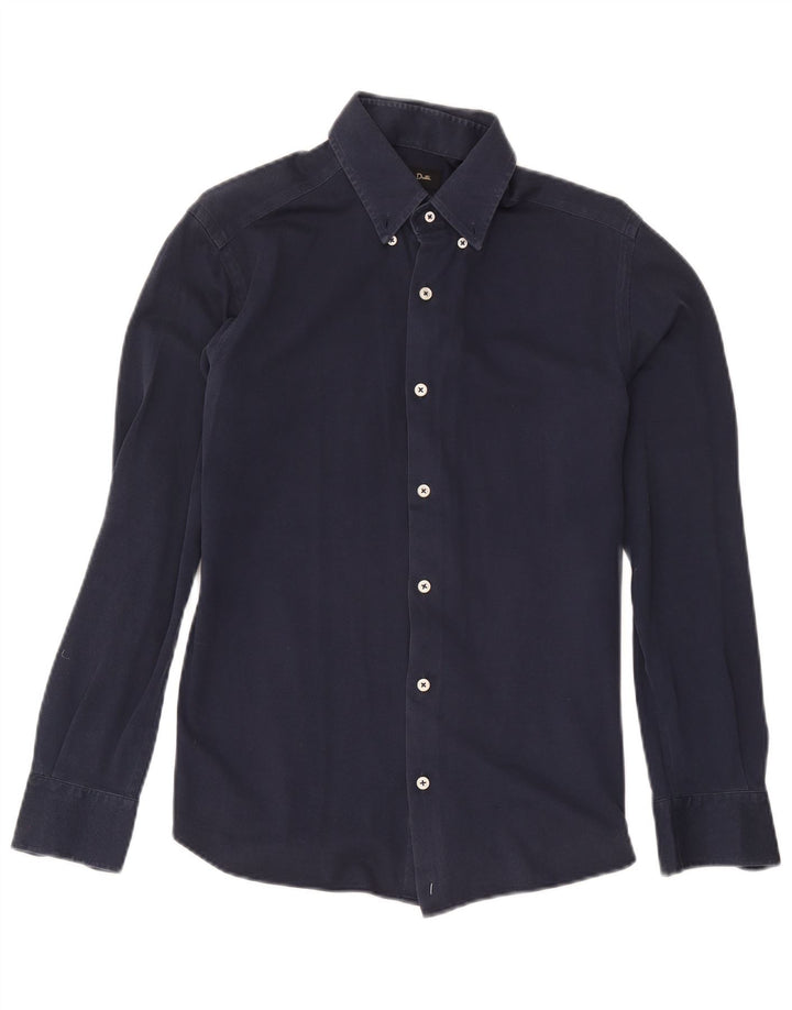 Рубашка Мужская Massimo Dutti Medium Темно-Синяя