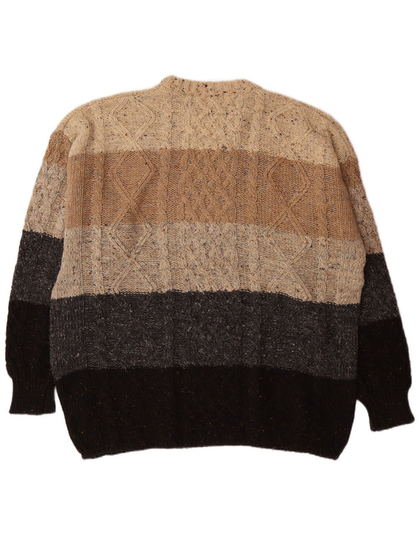 НОВЫЙ мужской свитер FAST с круглым вырезом 2XL, разноцветный, с цветными блоками