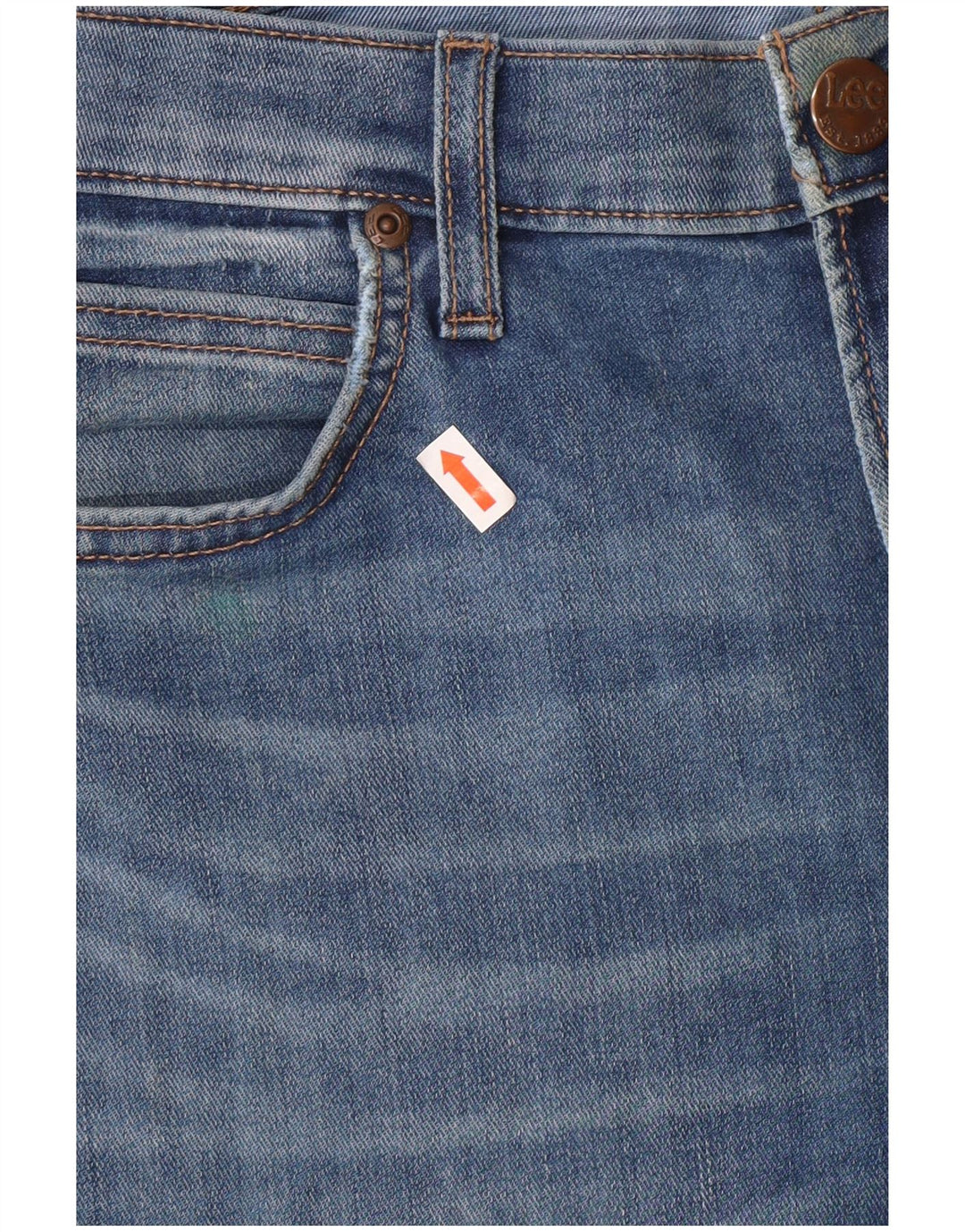 Женские узкие джинсы Lee Rider W30 L34, синий хлопок