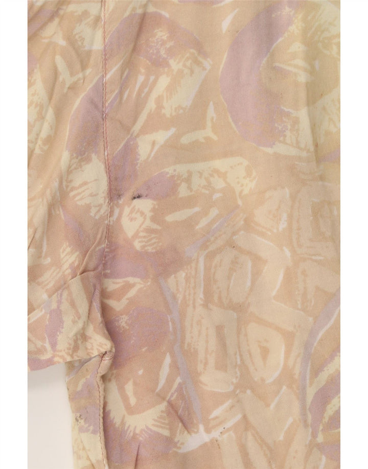 RUDNICK Mens Abstract Pattern Shirt Size 41/42 Large Beige Viscose Vintage Rudnick and Second-Hand Rudnick from Messina Hembry 