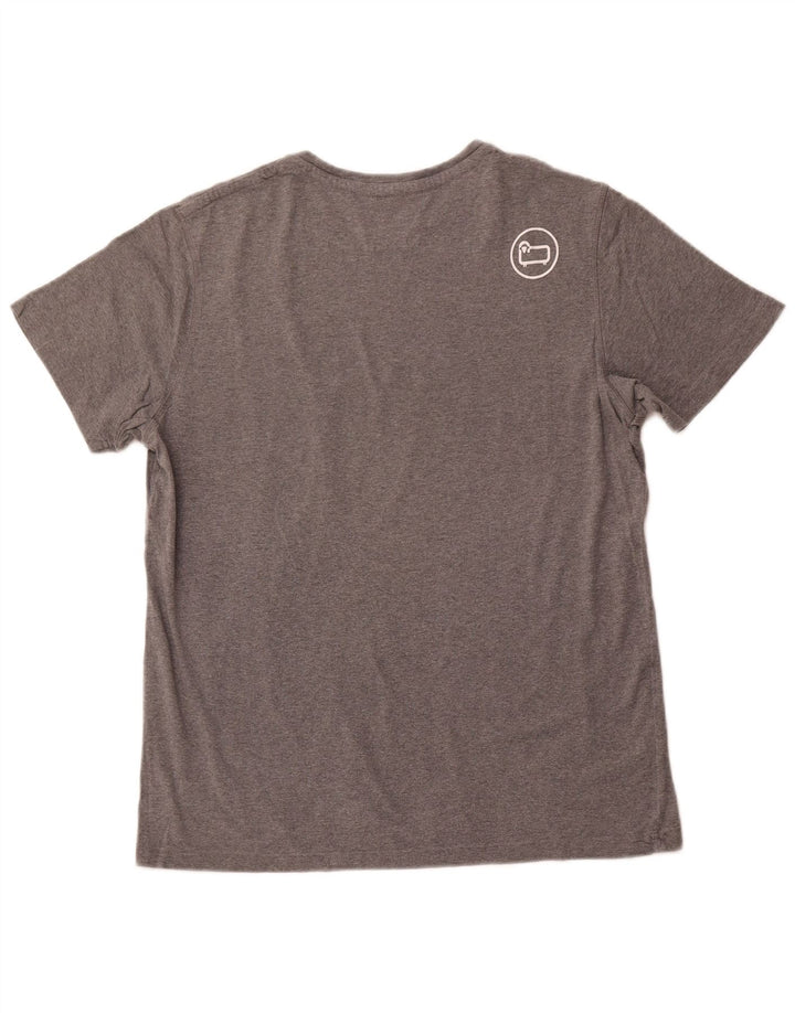 Женская футболка WOOLRICH с рисунком Penn-Rich Top UK 14, большая серая в крапинку