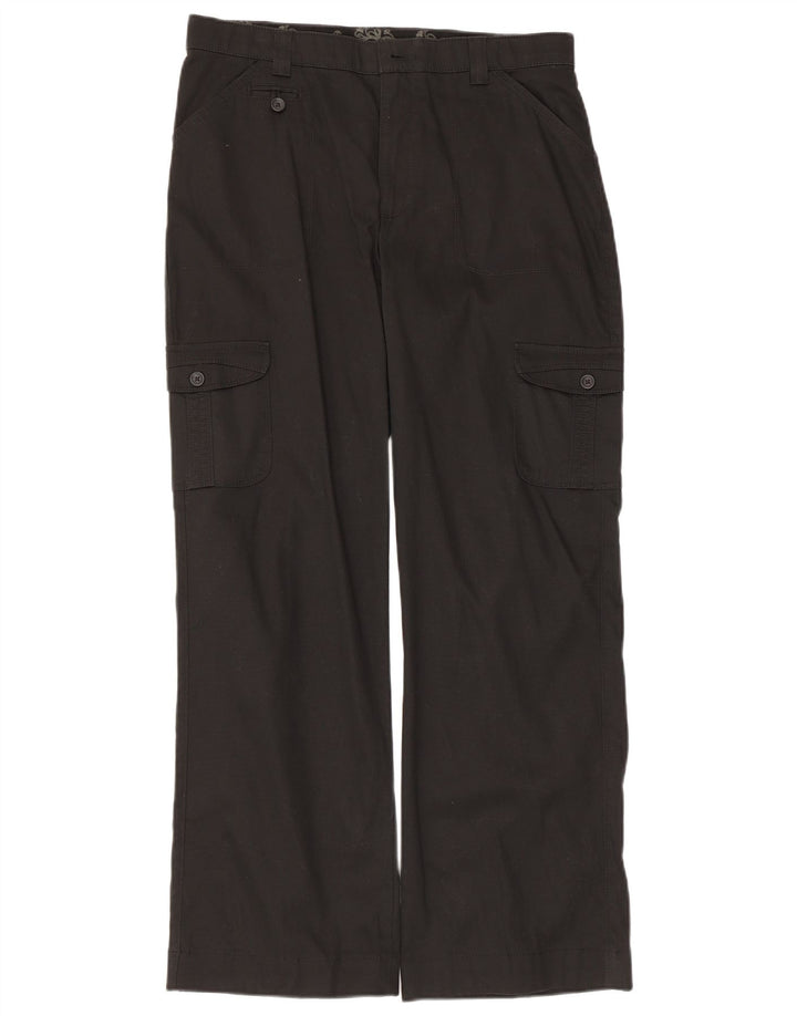 Женские прямые брюки карго Lee W30 L30 черные