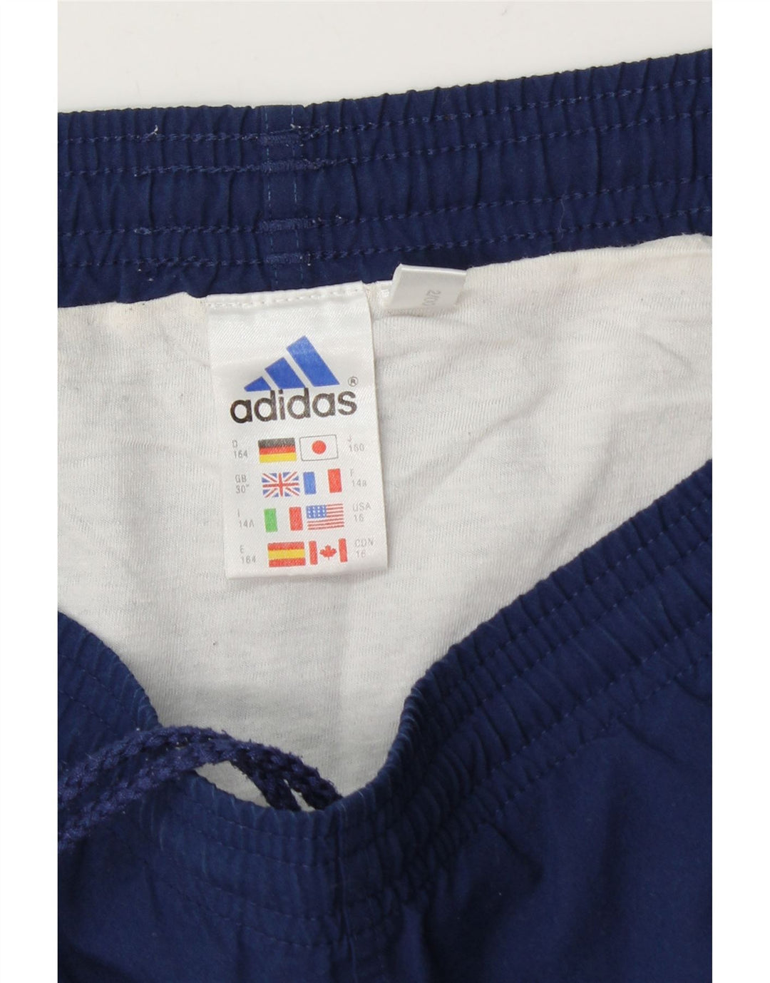 Мужские спортивные шорты Adidas среднего размера, темно-синие, полиэстер