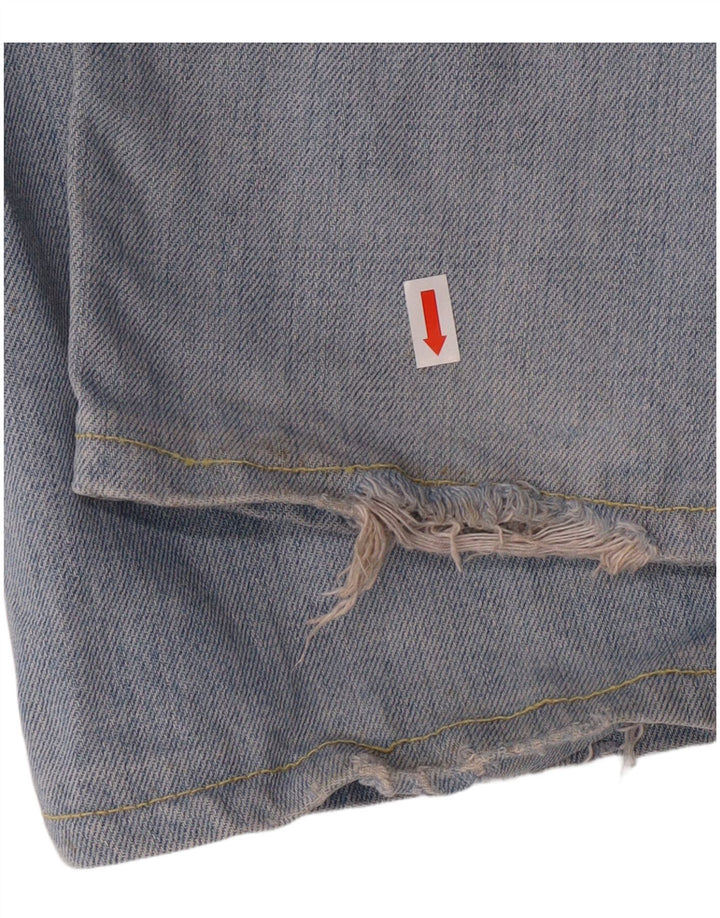 Мужские прямые джинсы LEVI'S 501 W36 L31 синие, хлопок