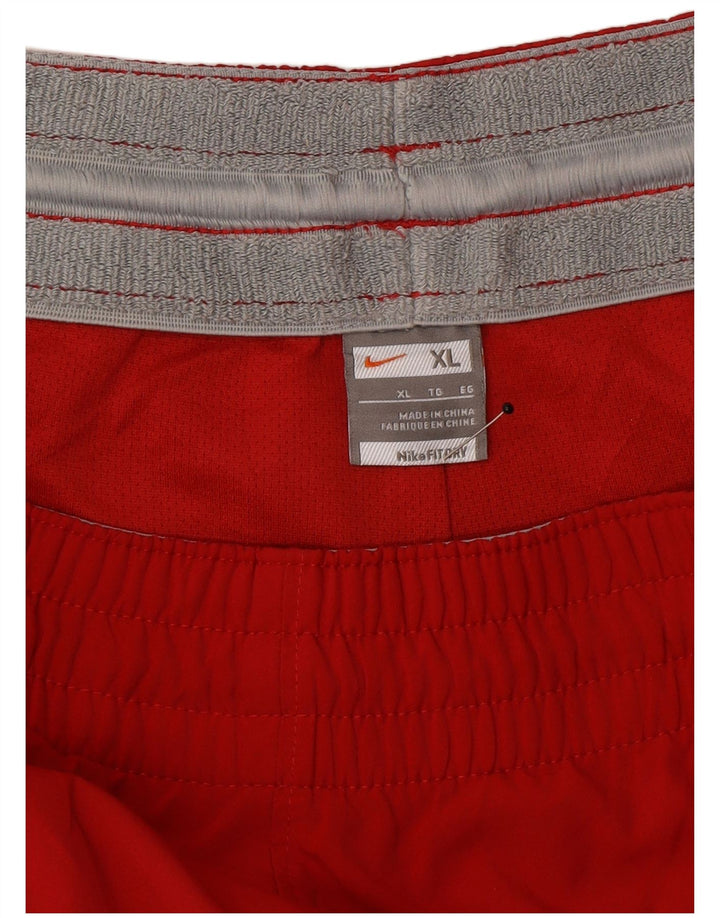 Мужские спортивные брюки Nike Dri Fit XL, красный полиэстер