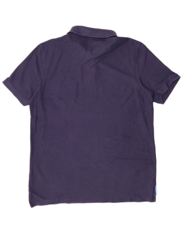 Мужская рубашка поло Izod, темно-синяя, хлопковая, большая