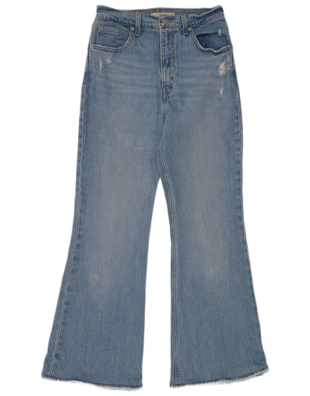 Женские расклешенные джинсы Levi's с высокой посадкой W26 L27, синий хлопок
