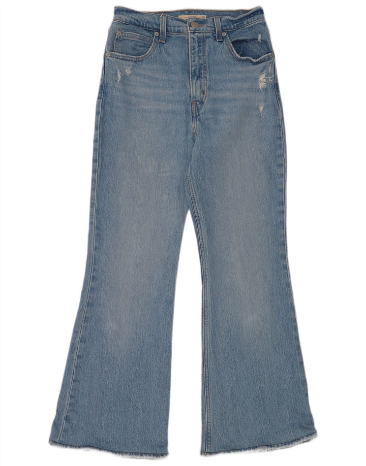 Женские расклешенные джинсы Levi's с высокой посадкой W26 L27, синий хлопок