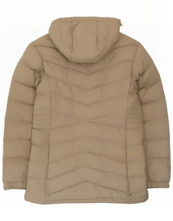Berghaus Женская стеганая куртка с капюшоном UK 18 XL Бежевый полиэстер