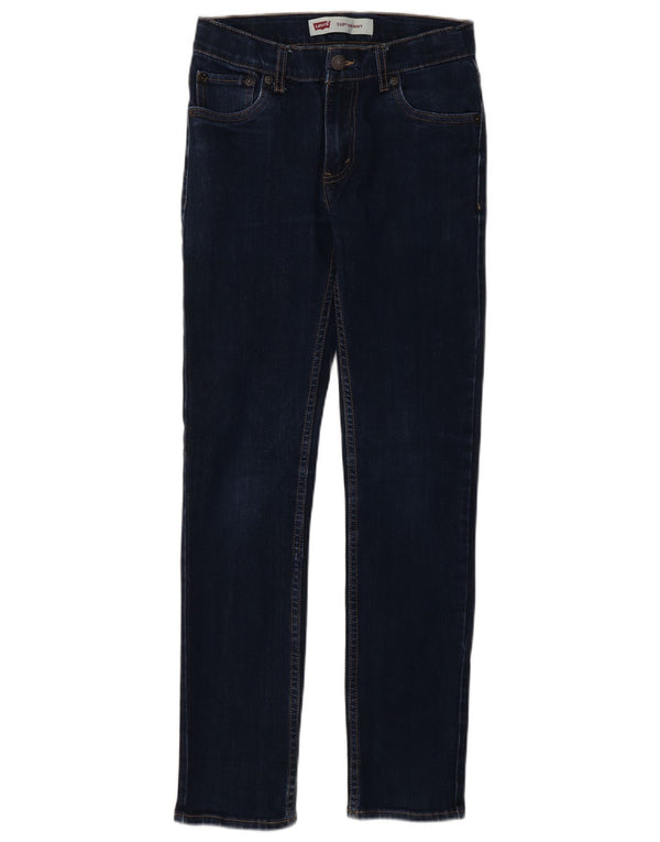 Джинсы скинни Levi's 510 для мальчиков 13–14 лет W26 L29 Темно-синие, хлопок