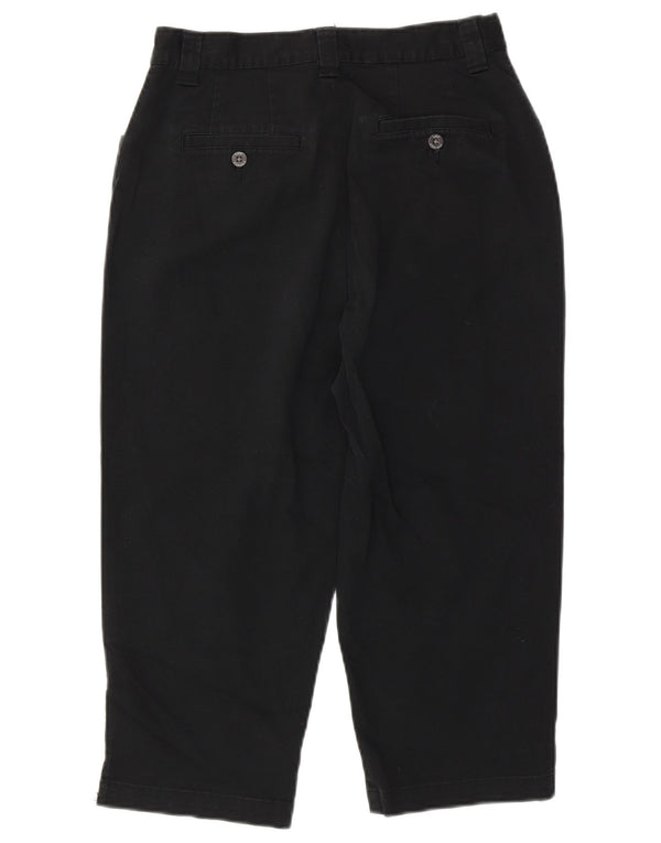 Женские зауженные капри с высокой талией LEE США 6, средние W30 L20, черные