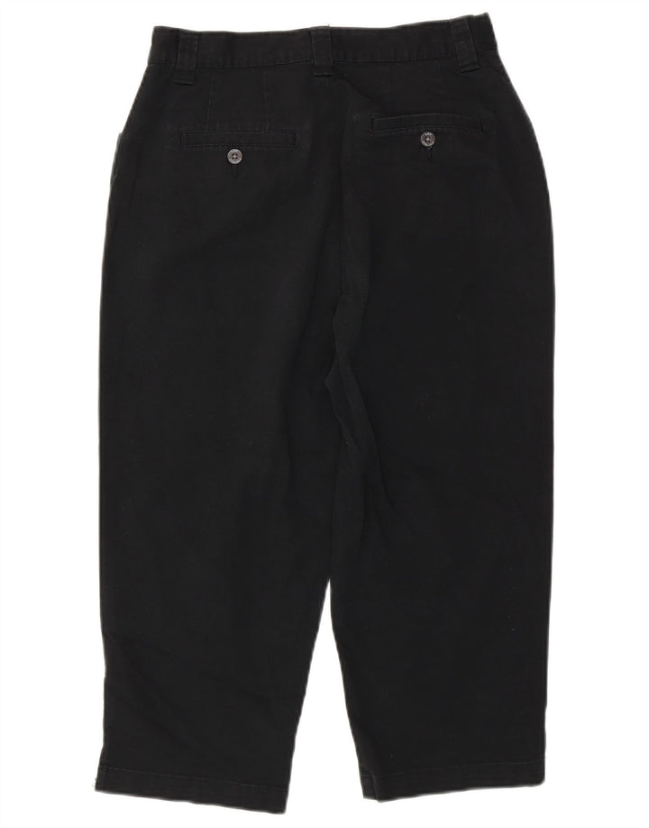 Женские зауженные капри с высокой талией LEE США 6, средние W30 L20, черные