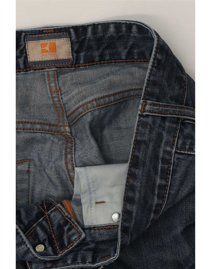 Мужские прямые джинсы Hugo Boss W32 L30 синие