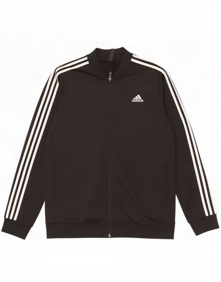 Мужская спортивная куртка Adidas, большая черная полиэстер