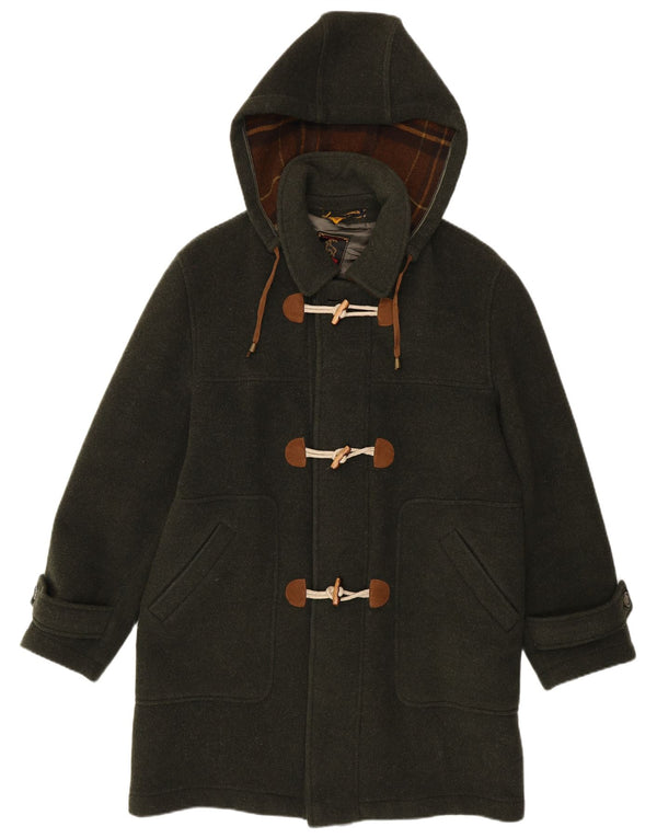 Steinbock Mens Hooded Duffle Coat UK 40 Large Khaki