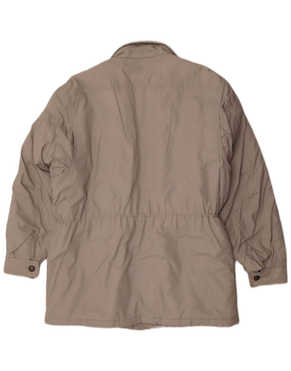 Мужское стеганое пальто Brugi UK 42 XL, полиэстер серое