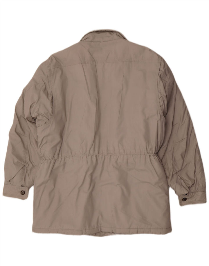 Мужское стеганое пальто Brugi UK 42 XL, полиэстер серое