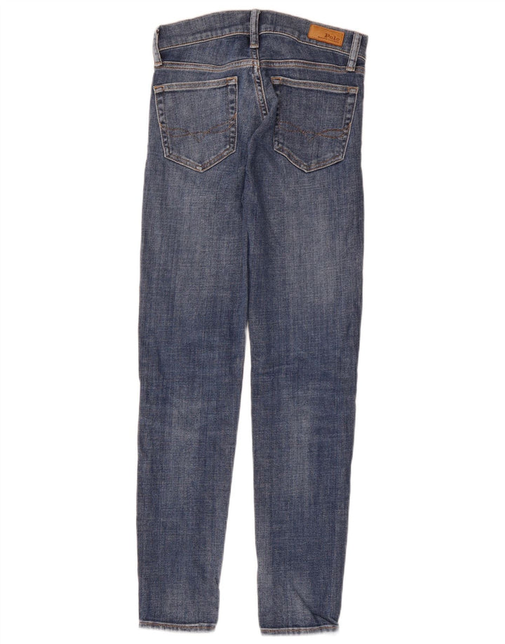 Женские узкие джинсы Polo Ralph Lauren W24 L30 синие, хлопок