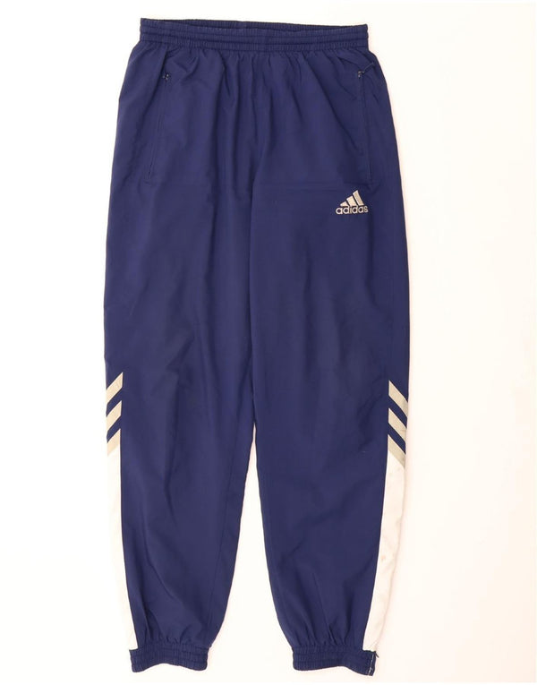 ADIDAS Mens Tracksuit Trousers Joggers UK 40/42 Medium  Navy Blue