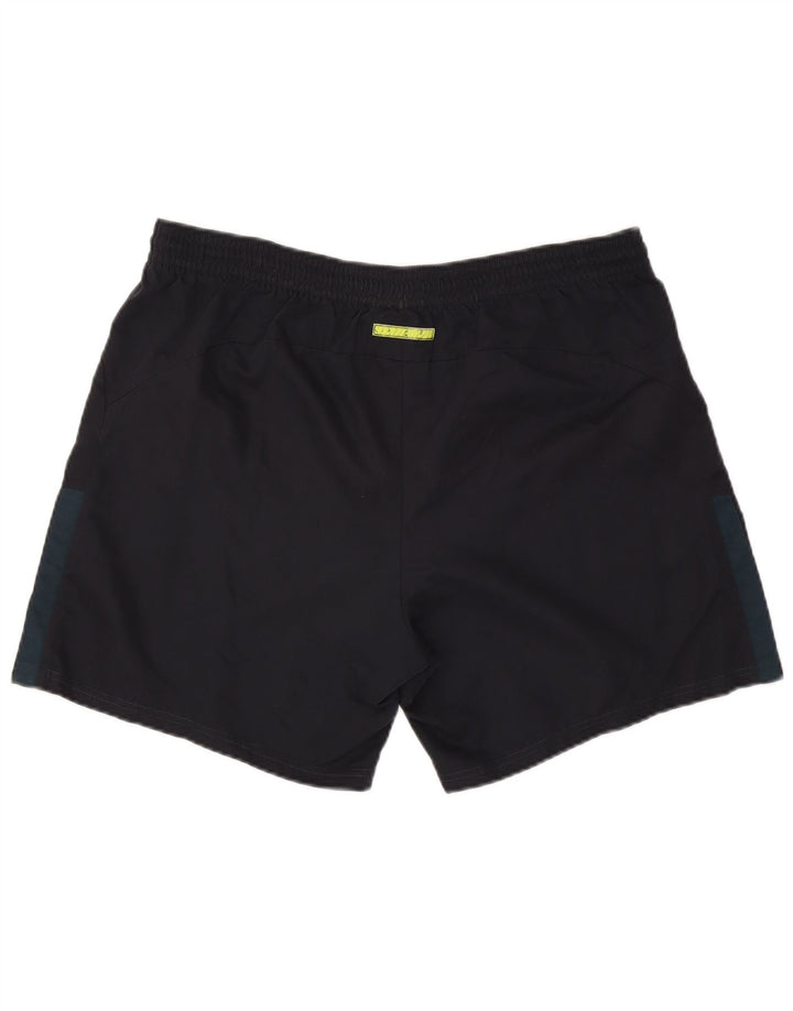 Мужские спортивные шорты Adidas XL темно-синие из полиэстера