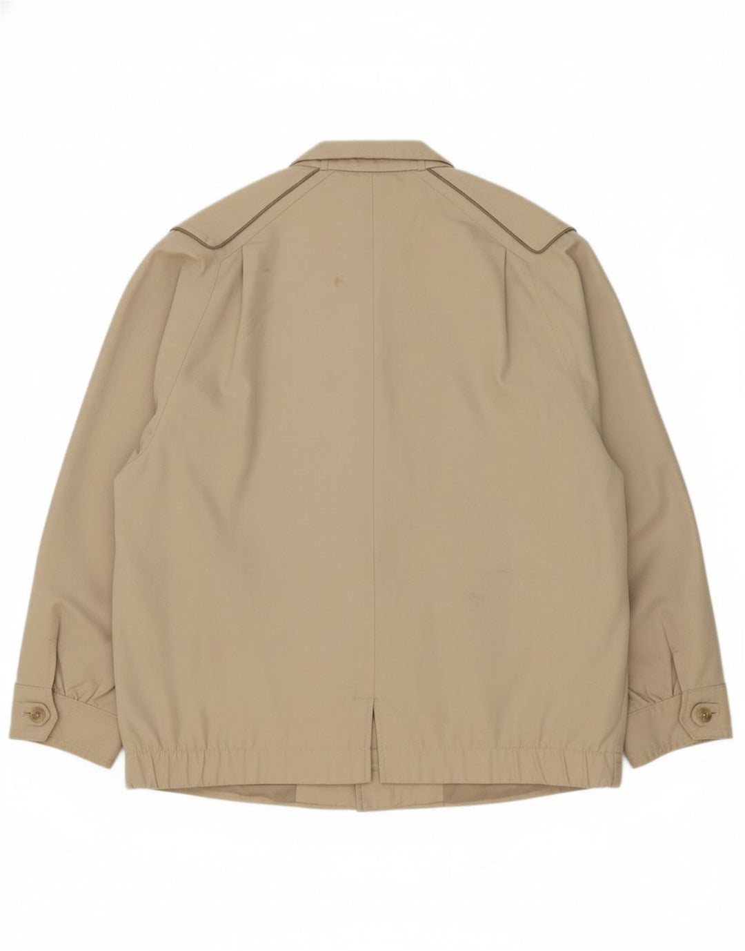 VINTAGE Womens Oversized Bomber Jacket UK 18 XL Beige