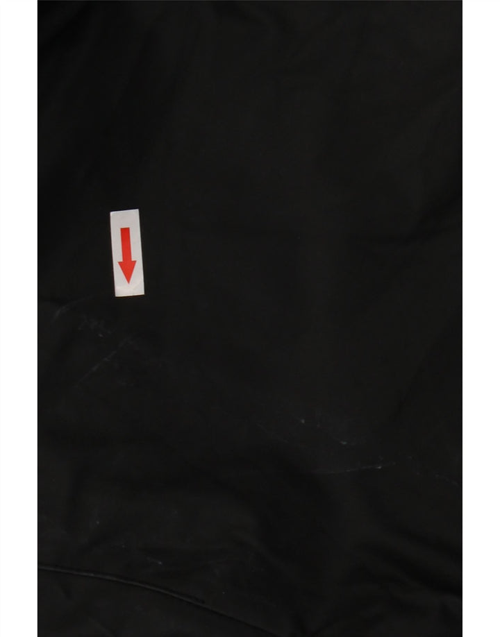 Мужская дождевик с капюшоном Zara UK 42 XL, черный полиэстер