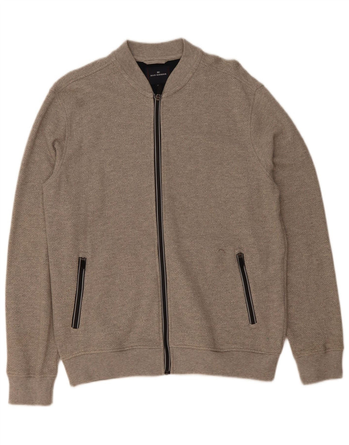 Мужской спортивный костюм Marks & Spencer Blue Harbour, хлопковая куртка среднего серого цвета