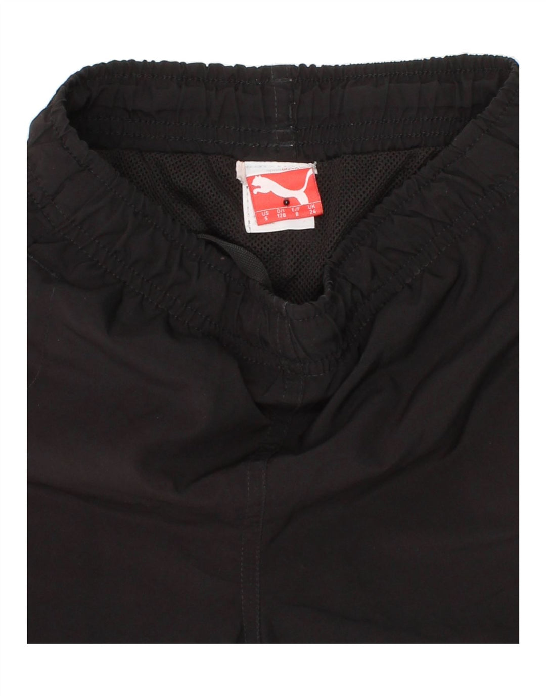 PUMA Boys Graphic Sport Shorts 7-8 Years Black Vintage Puma and Second-Hand Puma from Messina Hembry 