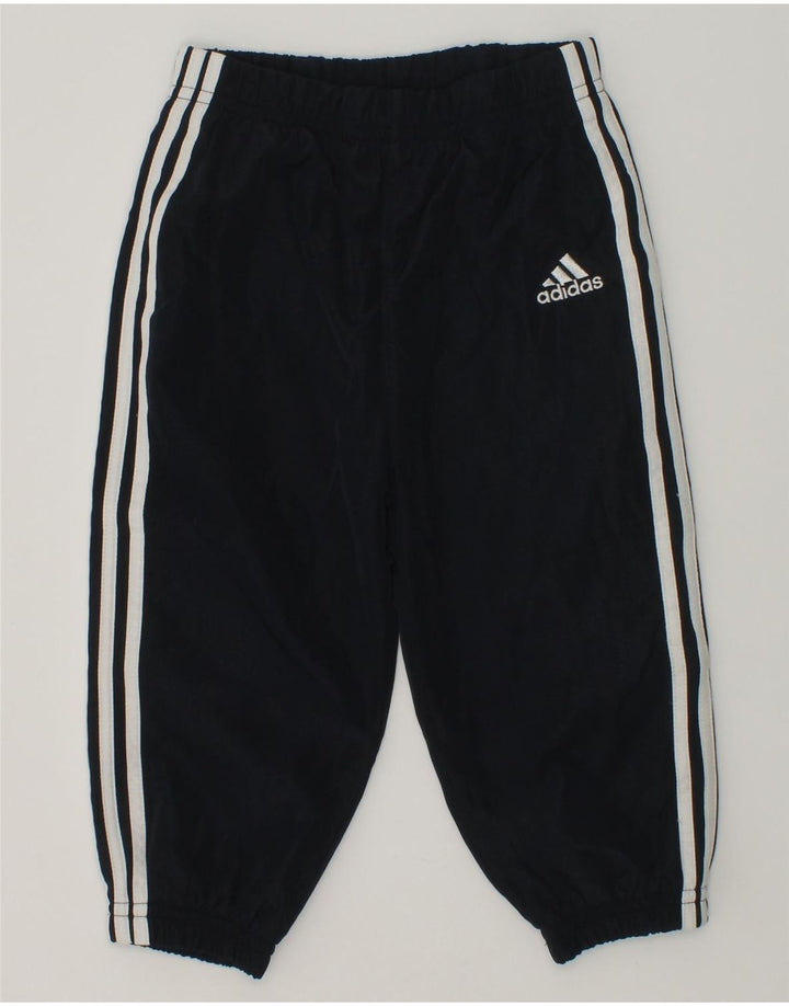 ADIDAS Baby Boys Joggers Tracksuit Trousers 12-18 Months Navy Blue | Vintage Adidas | Thrift | Second-Hand Adidas | Used Clothing | Messina Hembry 