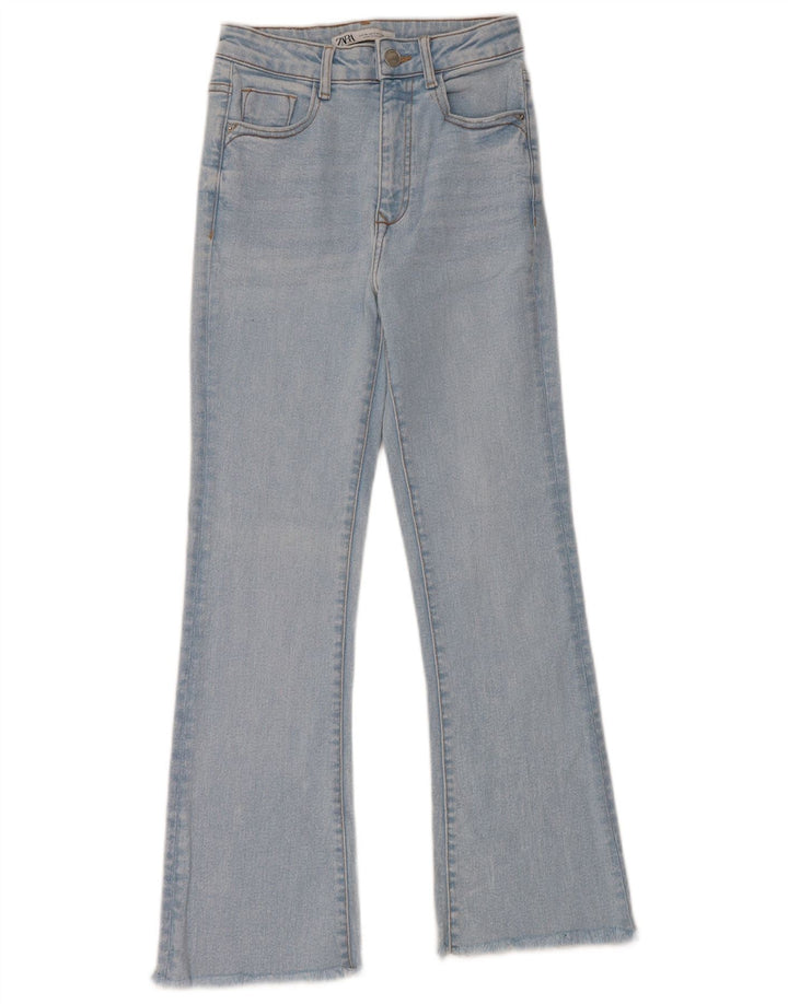 Женские расклешенные джинсы Zara EU 34 2XS W24 L27 синие