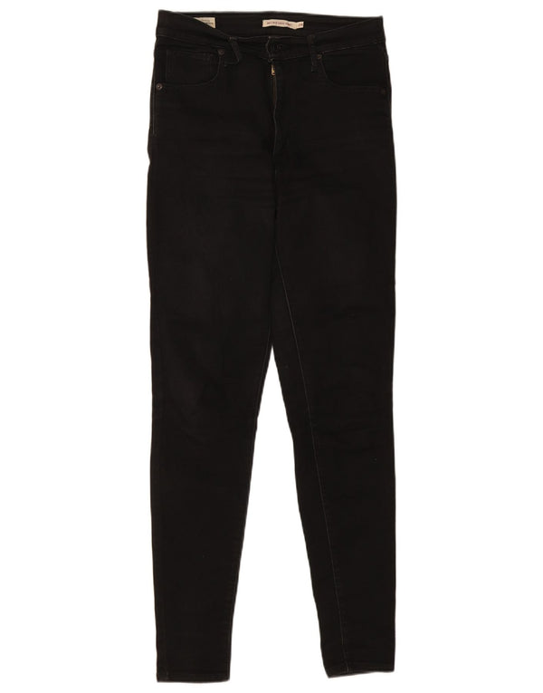 Женские суперскинни Levi's Mile High W28 L30, черный хлопок