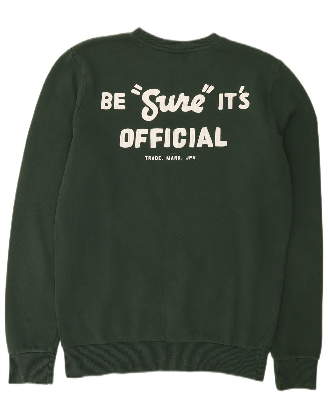 Мужской свитшот с рисунком Superdry, большой зеленый хлопковый джемпер