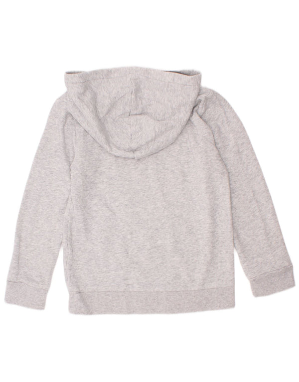 Джемпер с капюшоном Puma для мальчиков 5–6 лет, серый хлопок, размер XS
