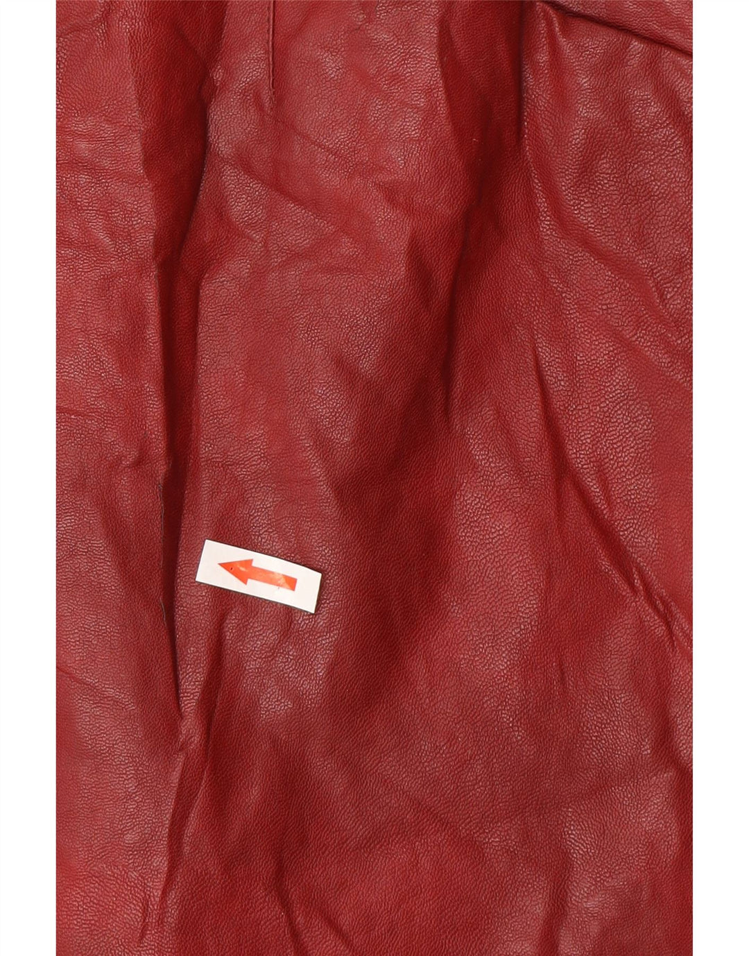 Женская кожаная юбка Zara, маленькая W26, бордовая