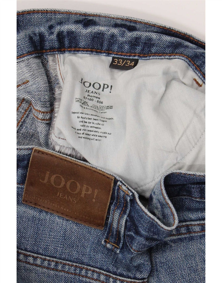 Мужские джинсы Joop Bootcut W33 L34, синие, хлопок
