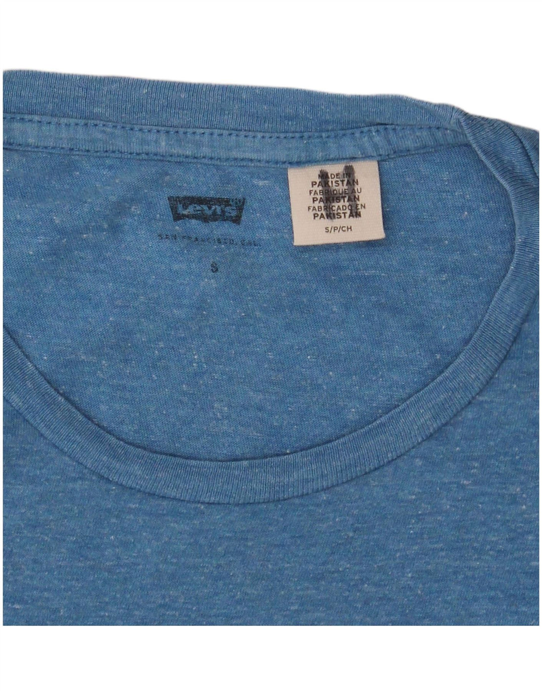 Мужская футболка с рисунком Levi's, маленький синий в крапинку