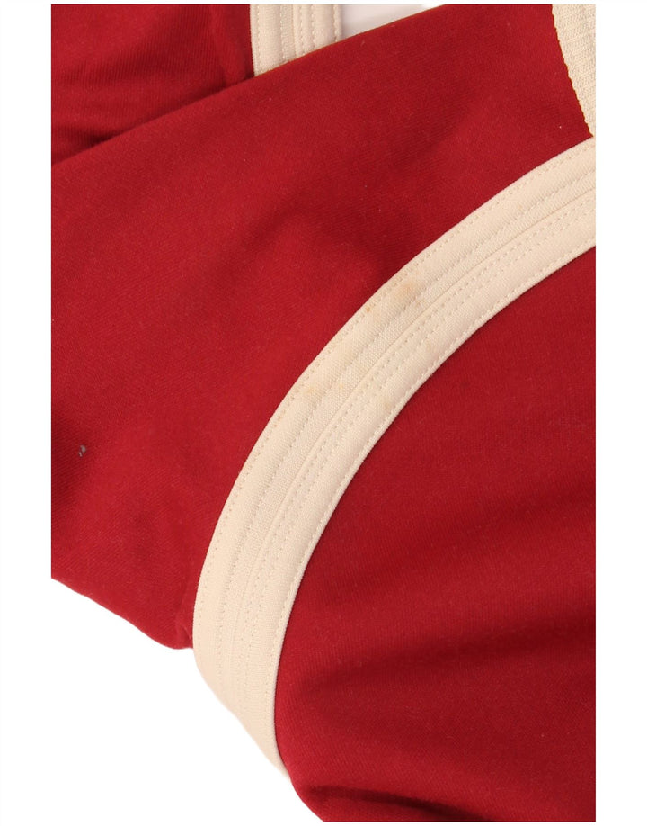 Мужской топ PUMA с длинным рукавом, маленький красный, полиэстер с цветными блоками