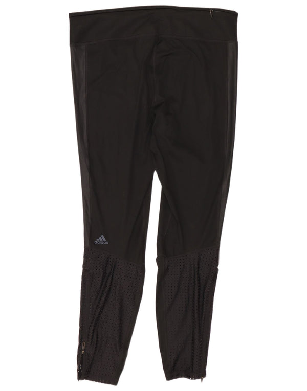 Женские леггинсы ADIDAS Climalite UK 16/18, большие черные цветные блоки