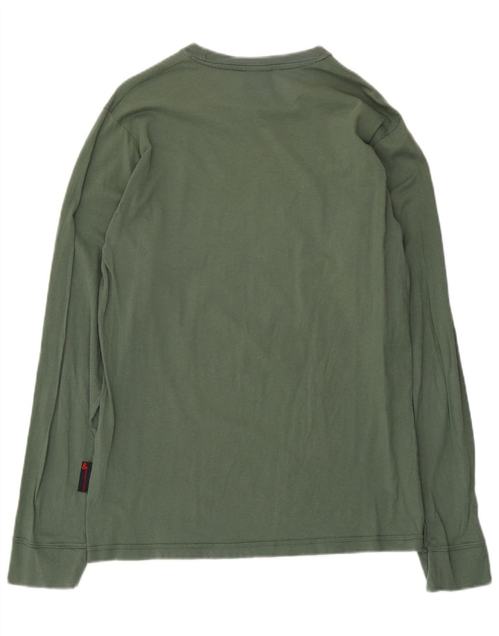 Женский топ Dolce & Gabbana с длинным рукавом IT 48 XL, хлопок цвета хаки