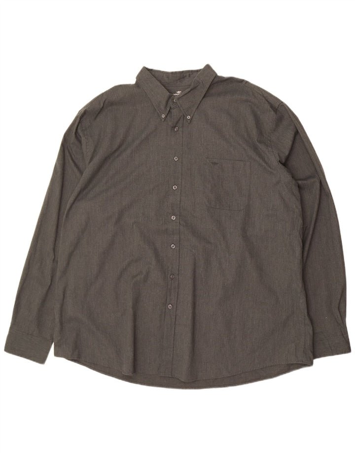 Мужская рубашка Dockers 3XL серая, хлопок