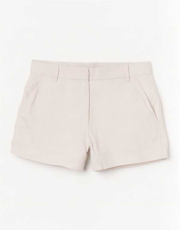 Abercrombie & Fitch Womens Chino Shorts US 4 Small W27 White Linen