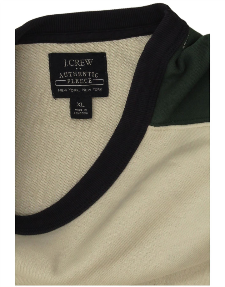 Мужской свитшот J. Crew, джемпер XL, разноцветный хлопок с цветными блоками